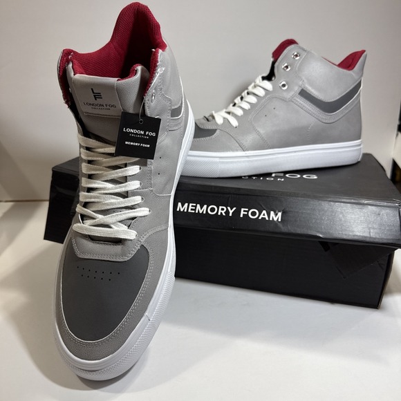 London Fog LFM - Blake  Gray‎ Allot Men's Size 12M New - Picture 1 of 5
